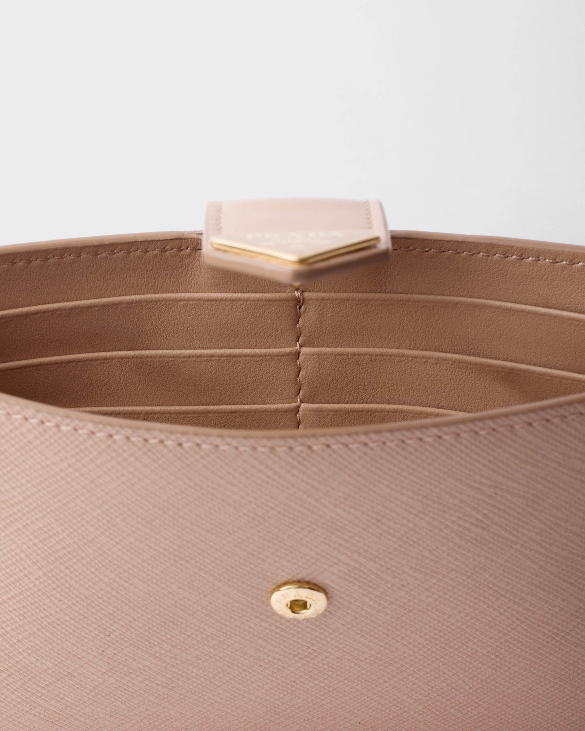 Prada Large Saffiano and leather wallet - Image 3